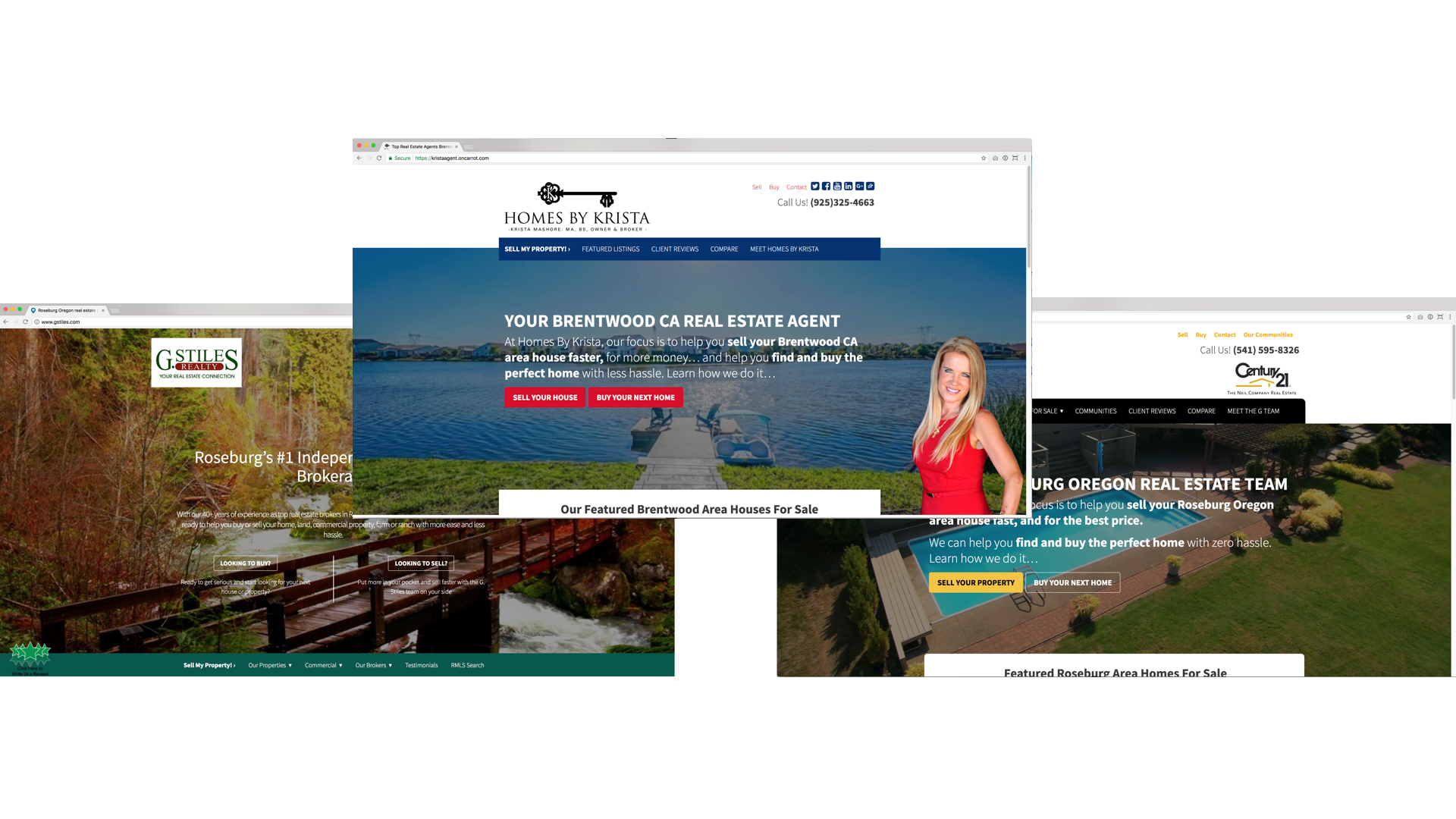 Examples of real estate websites