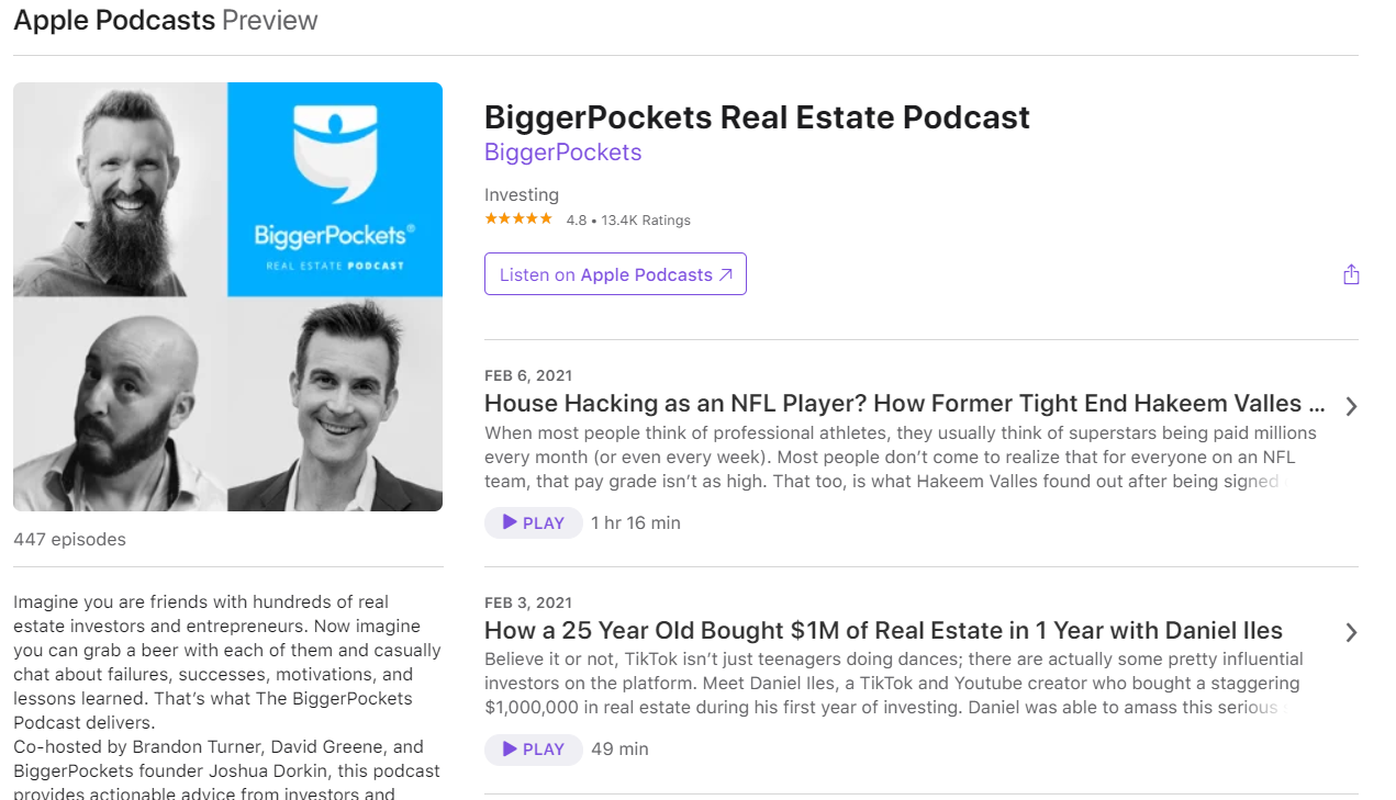 BiggerPockets Podcast
