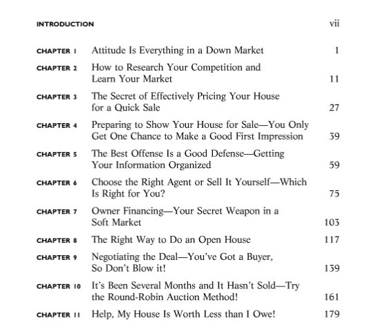 Book’s Table of Contents