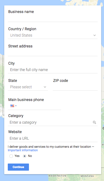 google my business post creation