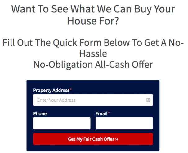 Time Saving Content Marketing for real estate agents - lead form