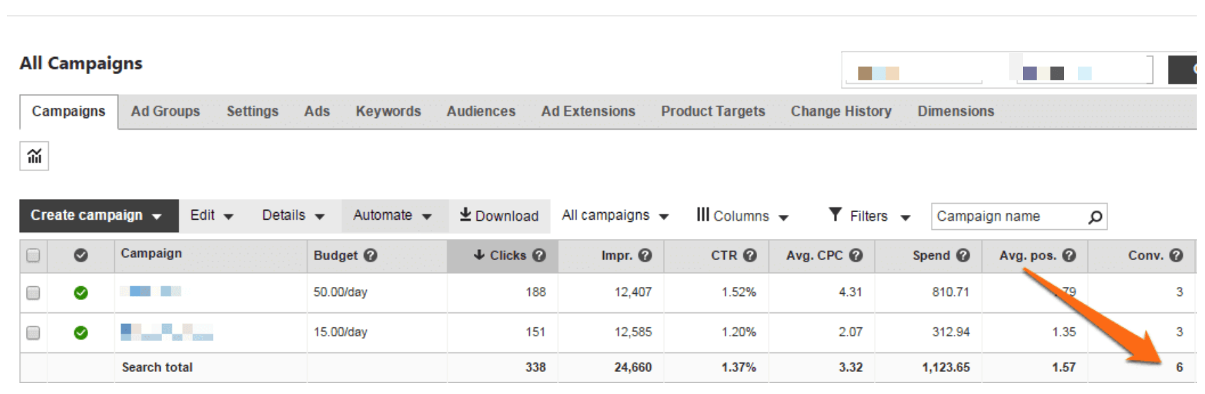 Carrot Member Bing PPC Campaign