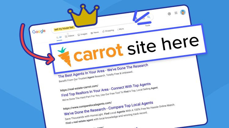 Carrot Website SEO Dominance