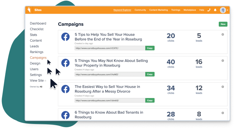 Carrot Campaign Tracking