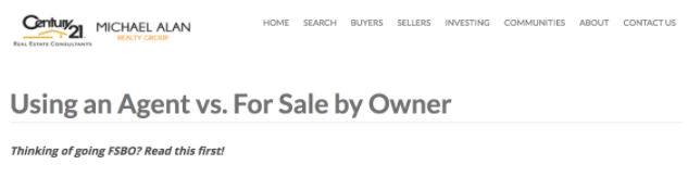 Century 21 Content Marketing For Real Estate Agents
