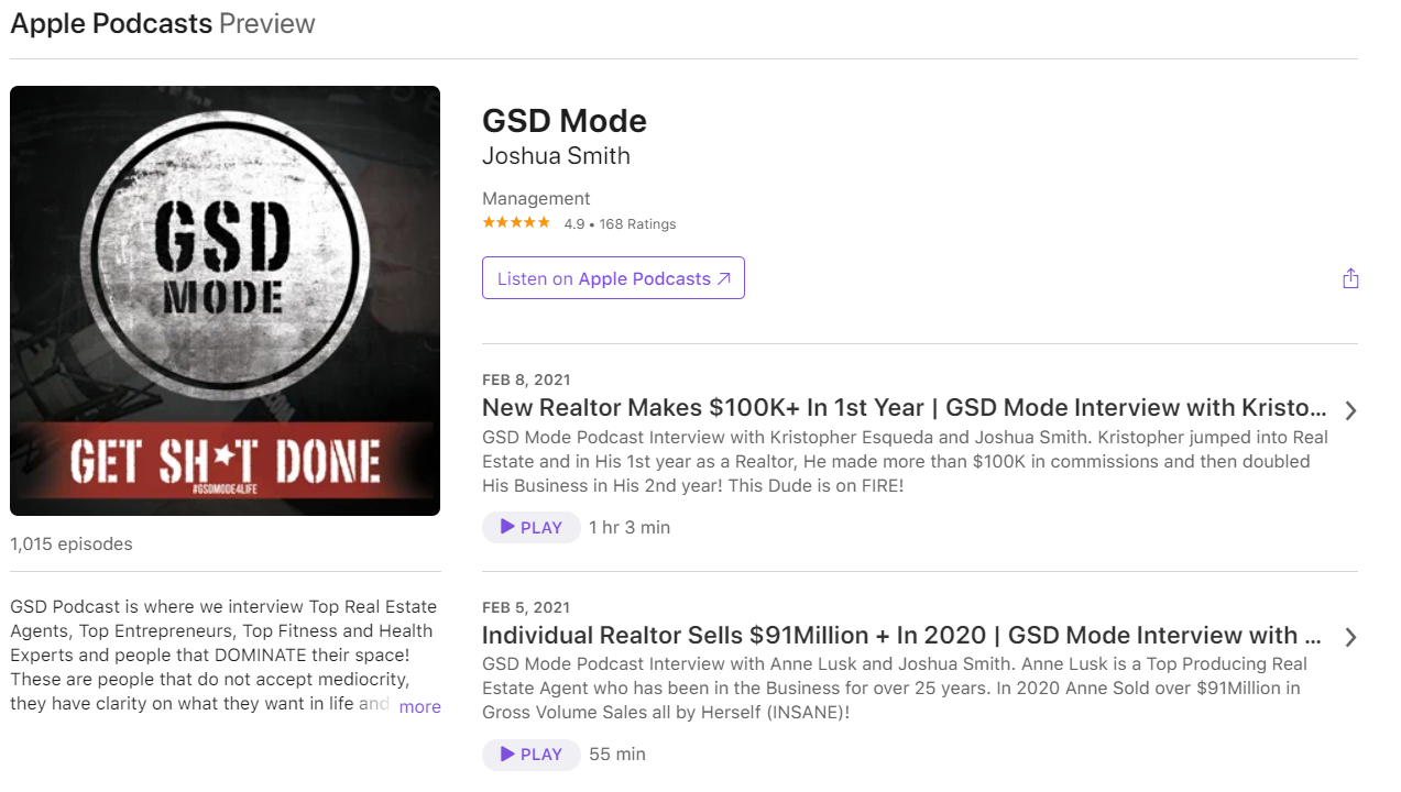 GSD Mode Podcast