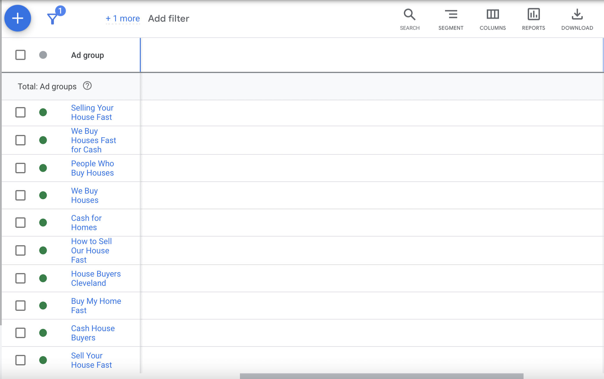 google ads ad group structure