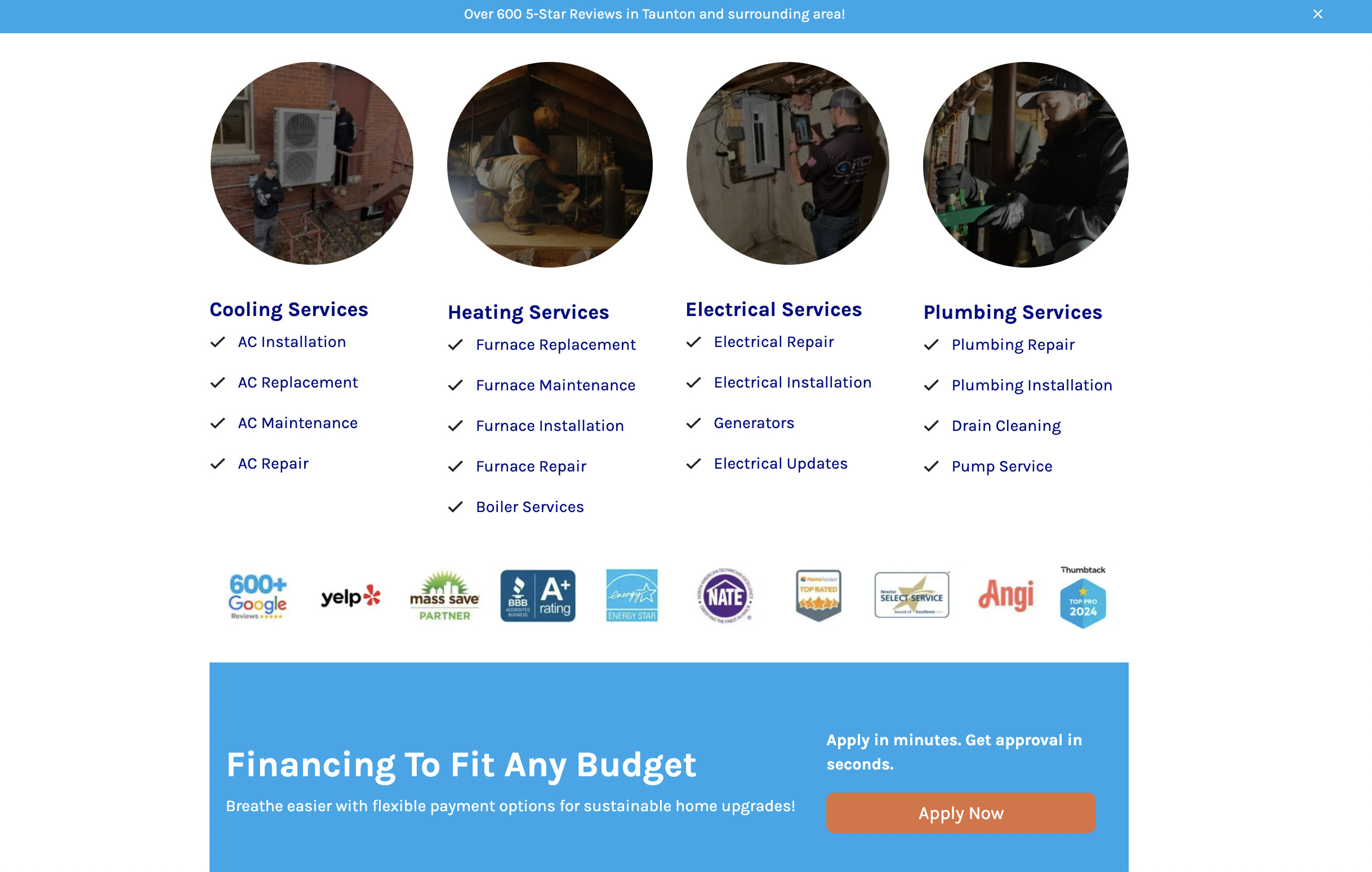 HVAC Services Pages