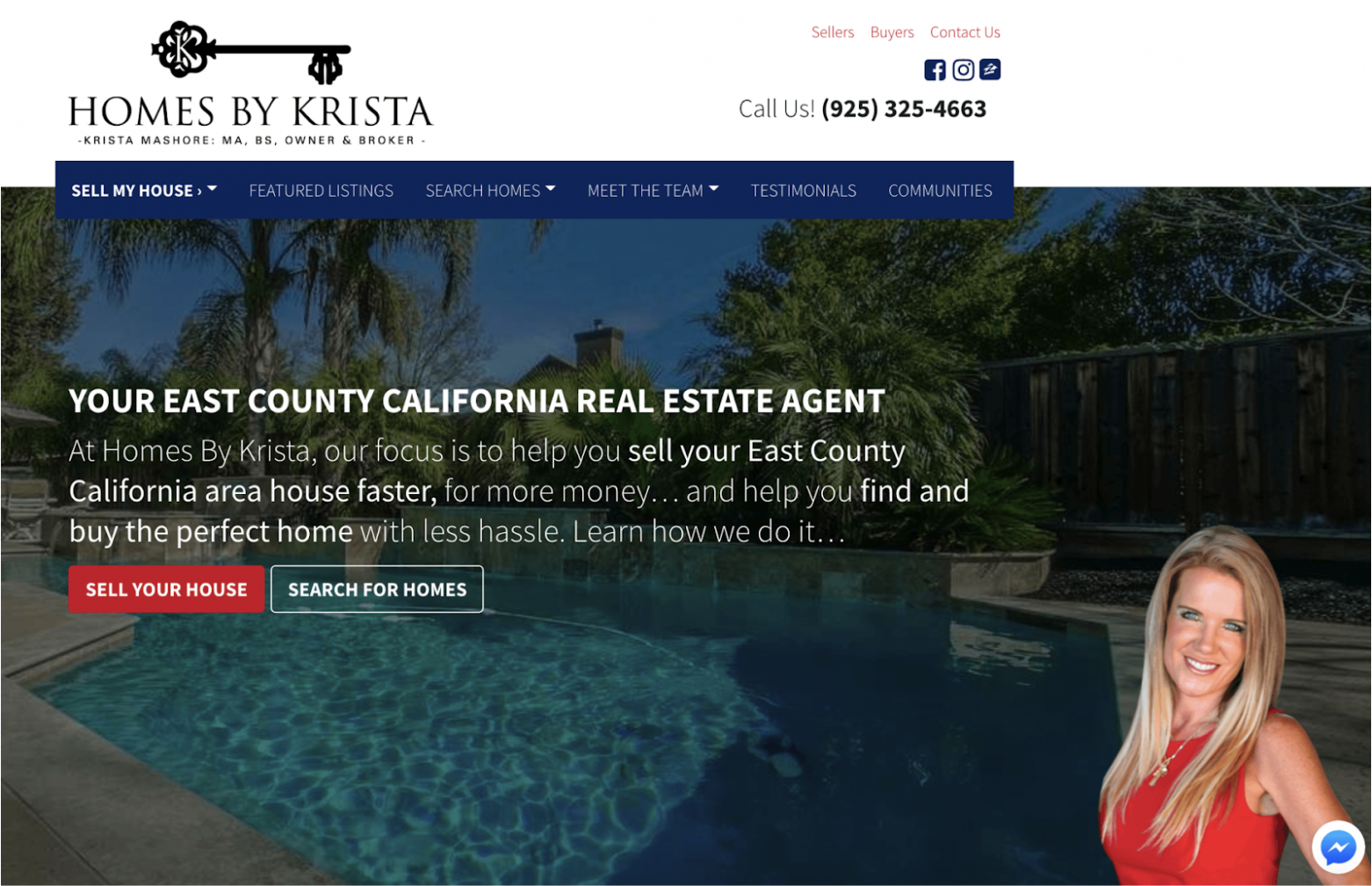 Carrot real estate agent website example