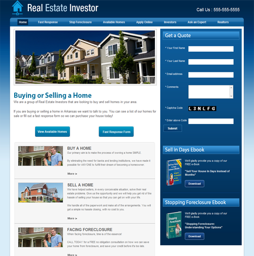 InvestorPro real estate investor websites