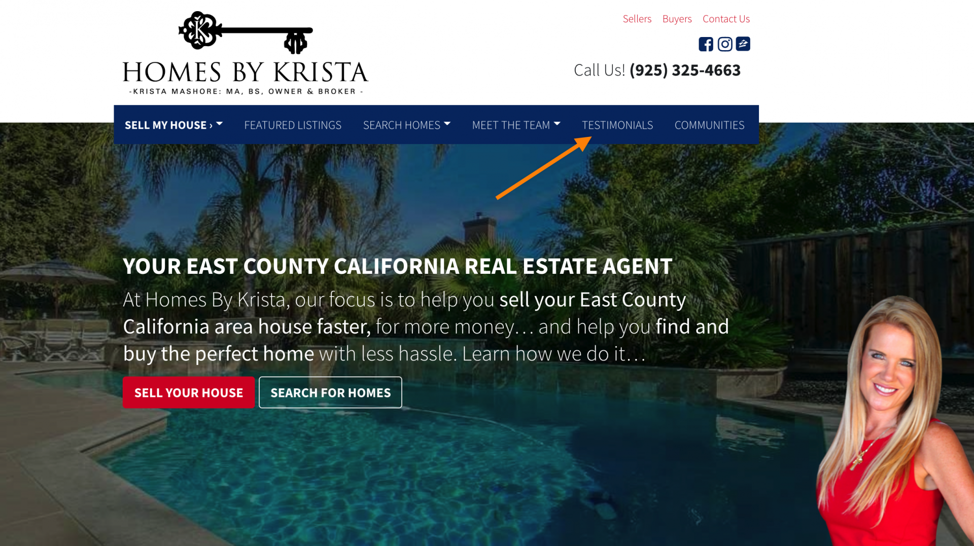 real estate agent website testimonials