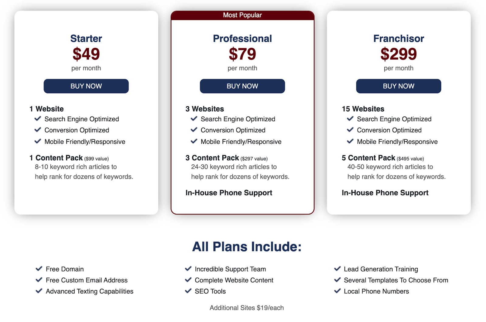 LeadPropeller Pricing