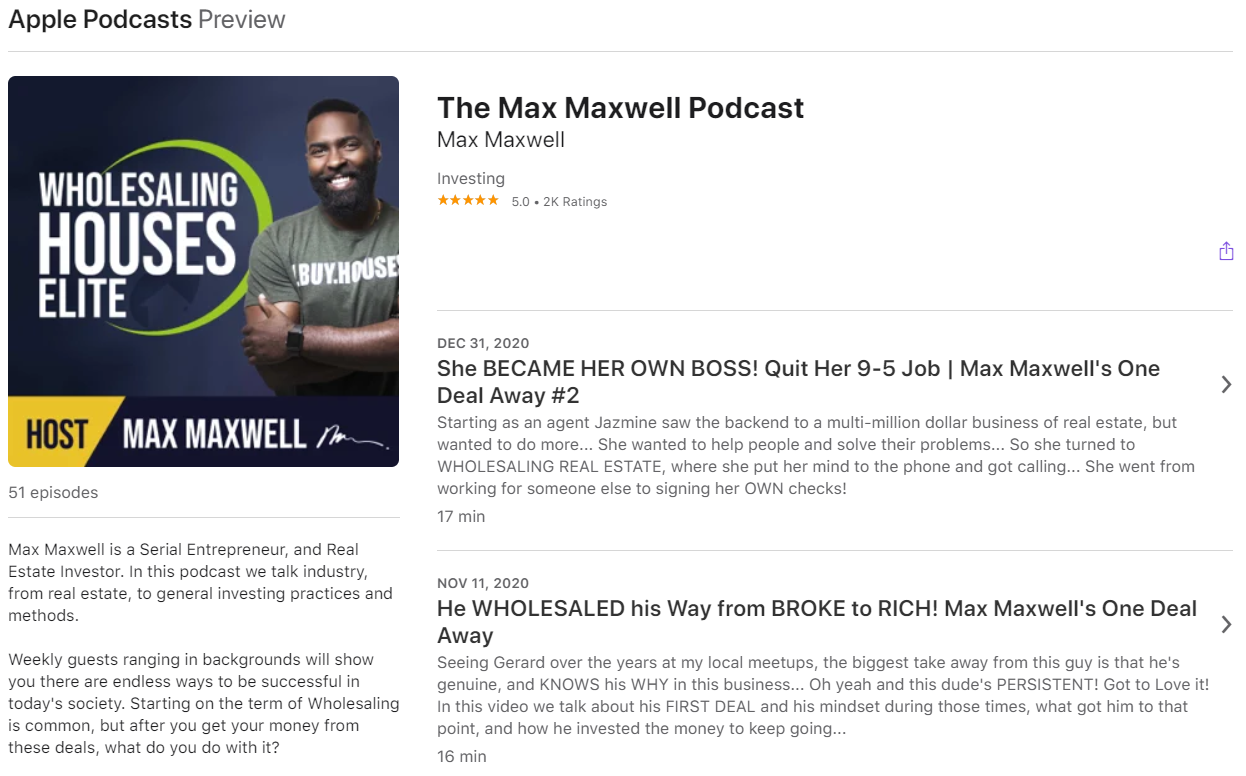 The Max Maxwell Podcast