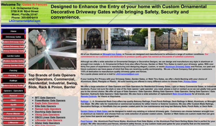 website with no call to action