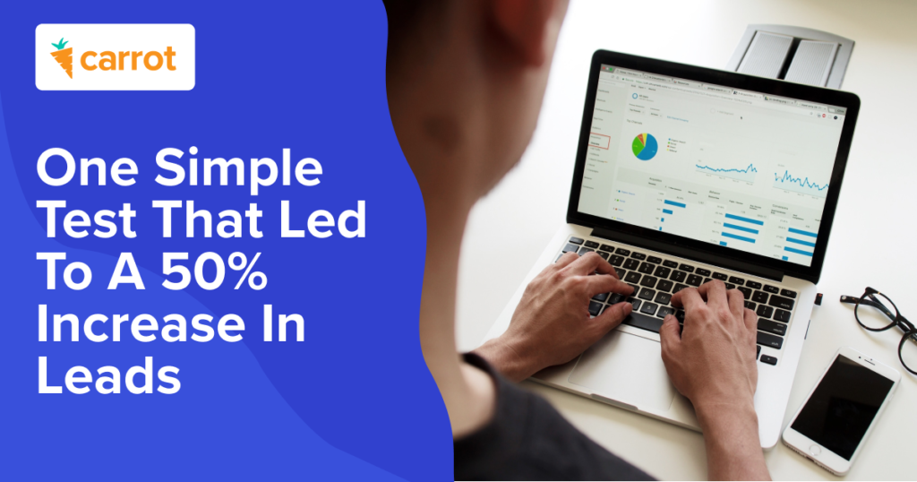 Test That Led To A 50% Increase In Conversions