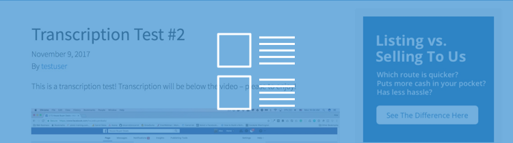 Automatic Video Transcription
