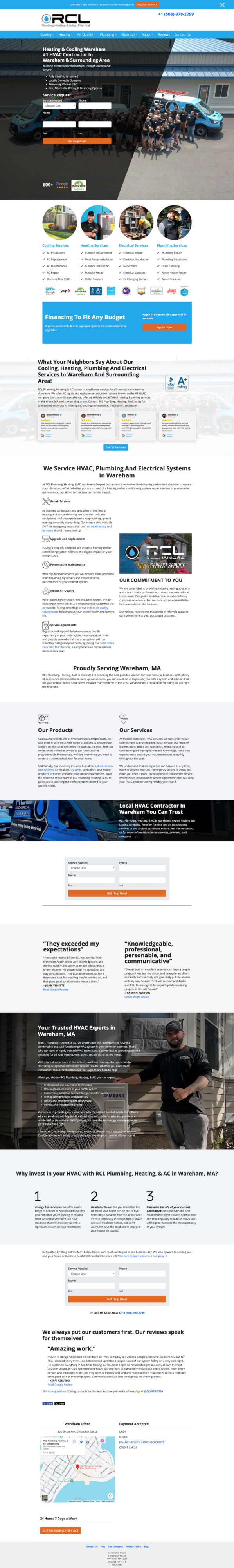 RCL HVAC - Carrot Website