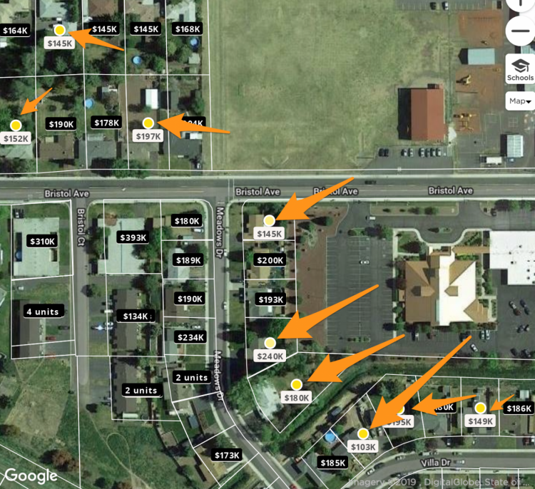 what houses have sold for on zillow