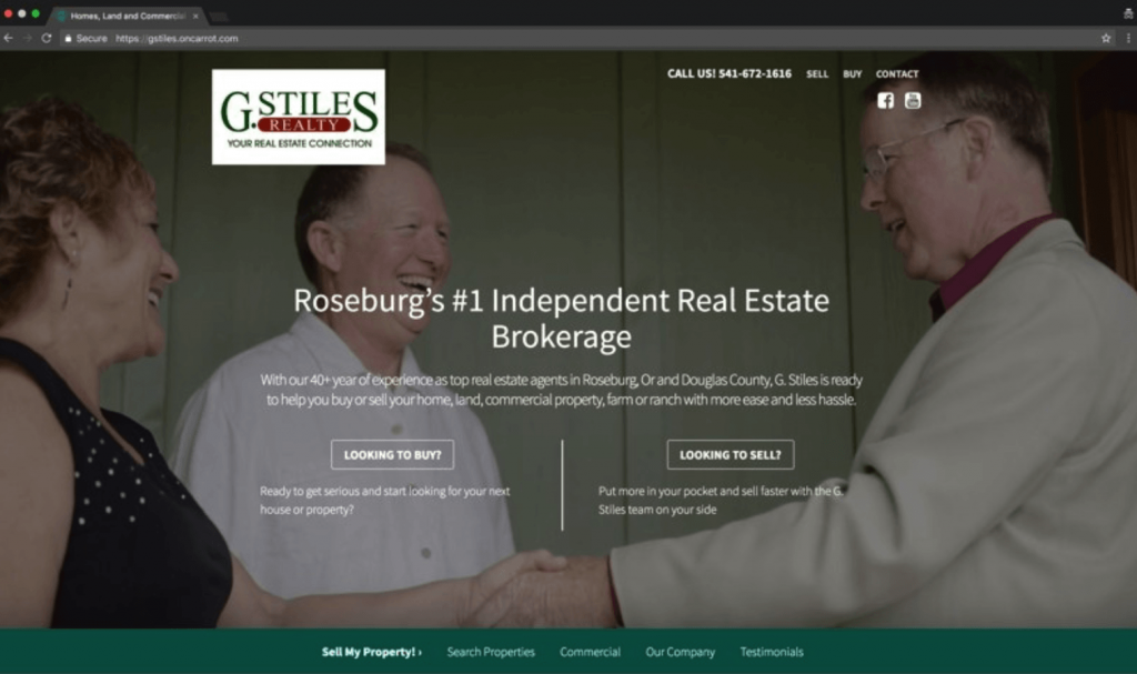 AgentCarrot Real Estate Agent Websites
