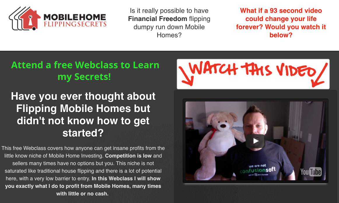 mobile home flipping secrets - investing in mobile homes