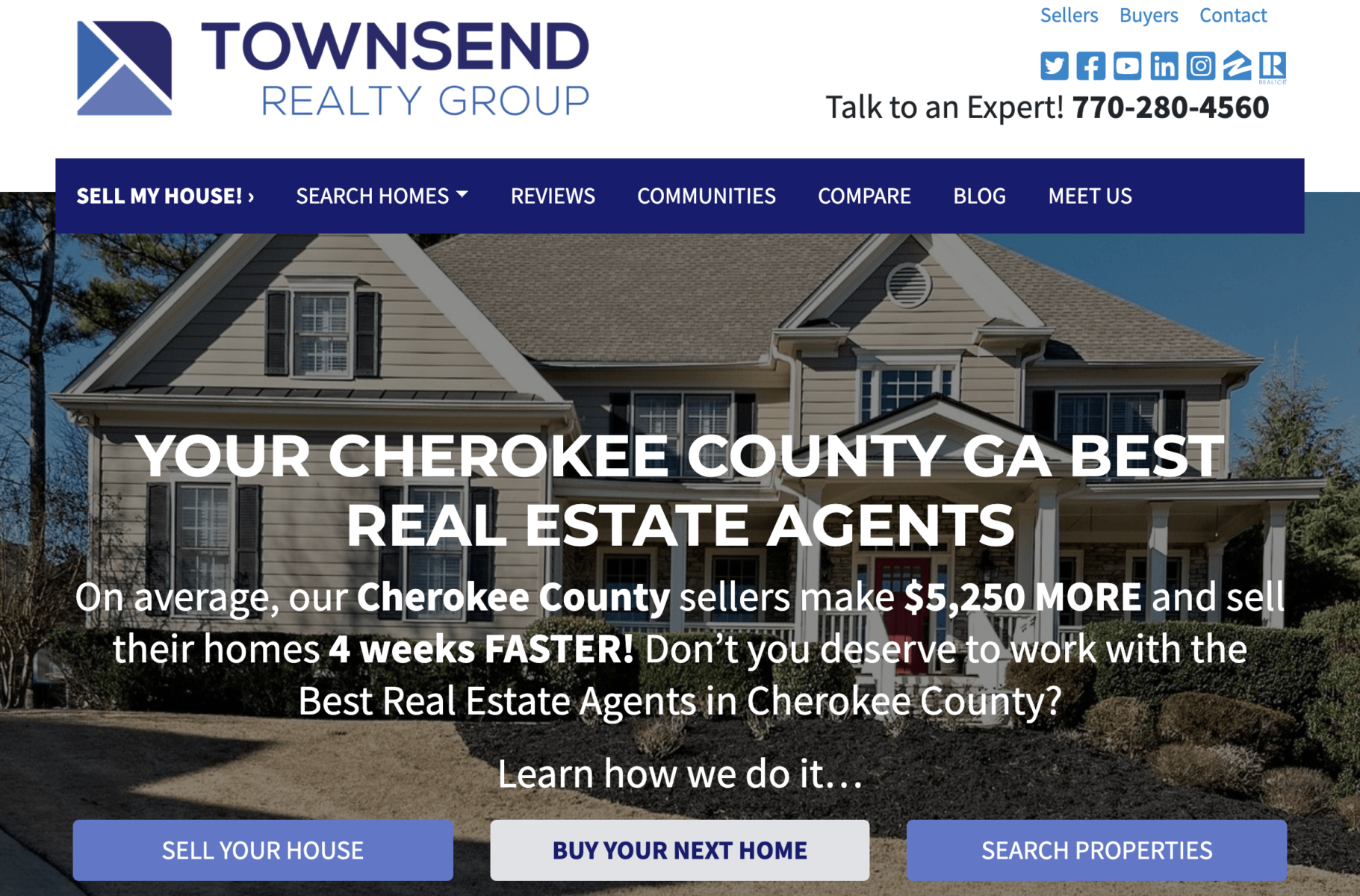 Townsend Realty Group home page