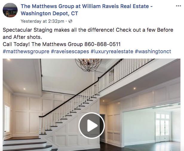 real estate Behind-the-scenes Facebook post