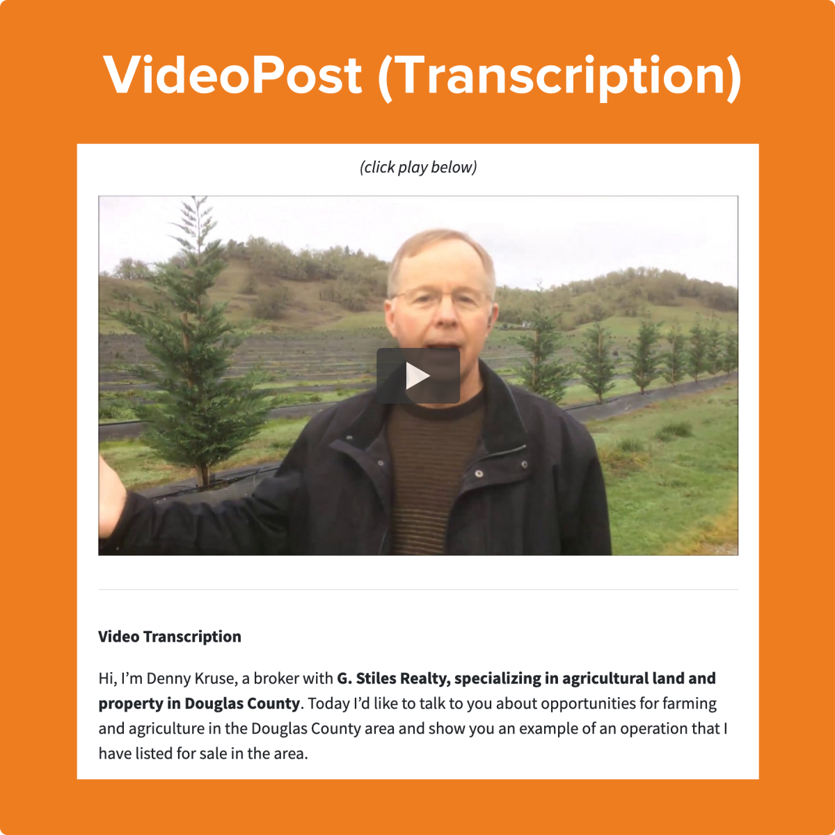 VideoPost Traanscription
