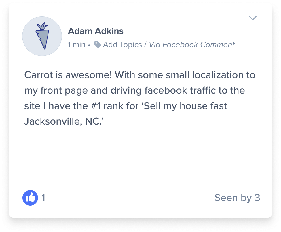Adam Adkins recommends Carrot