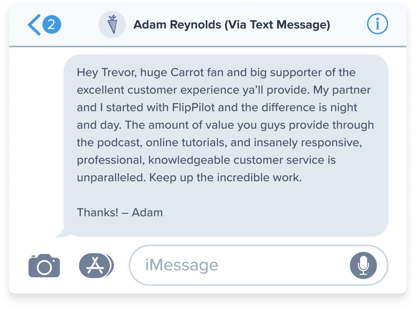 Adam Reynolds recommends Carrot
