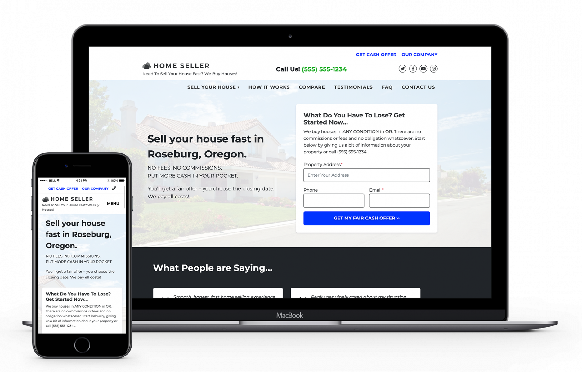 Carrot real estate website aspen template