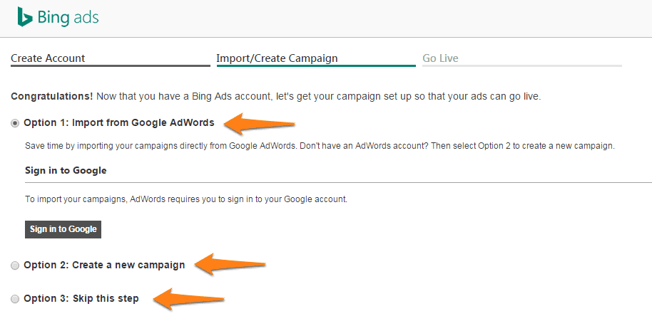 bing-ad-account-second-step-in-campaign-creation