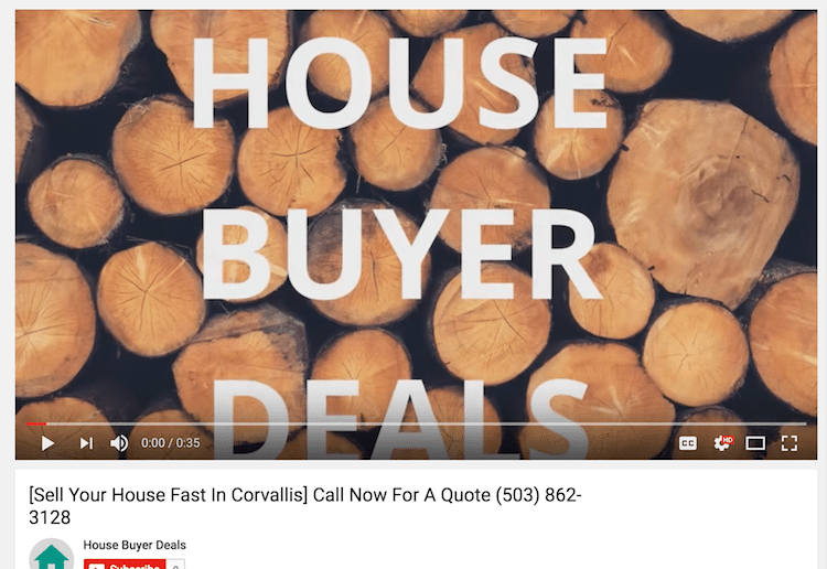 Use brackets in your video titles