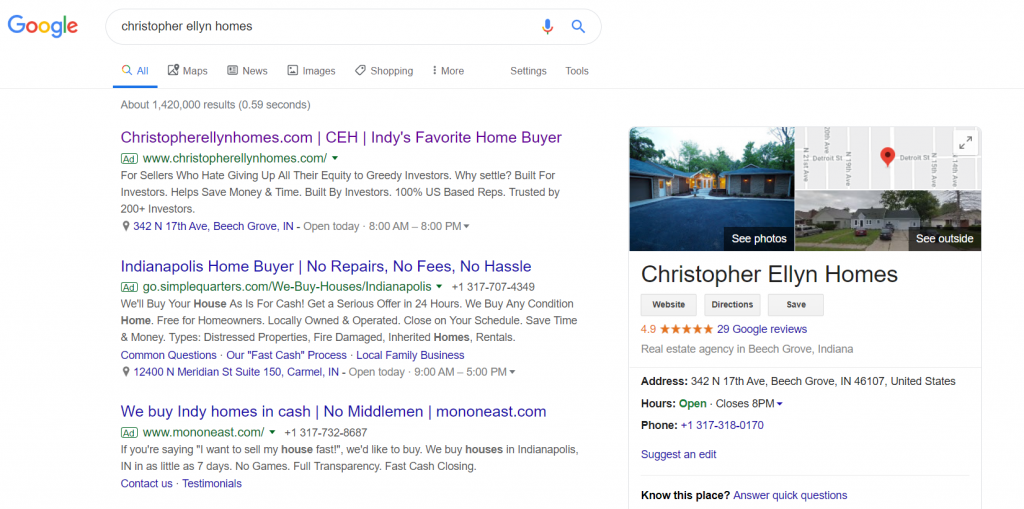 bidding on competitor keywords