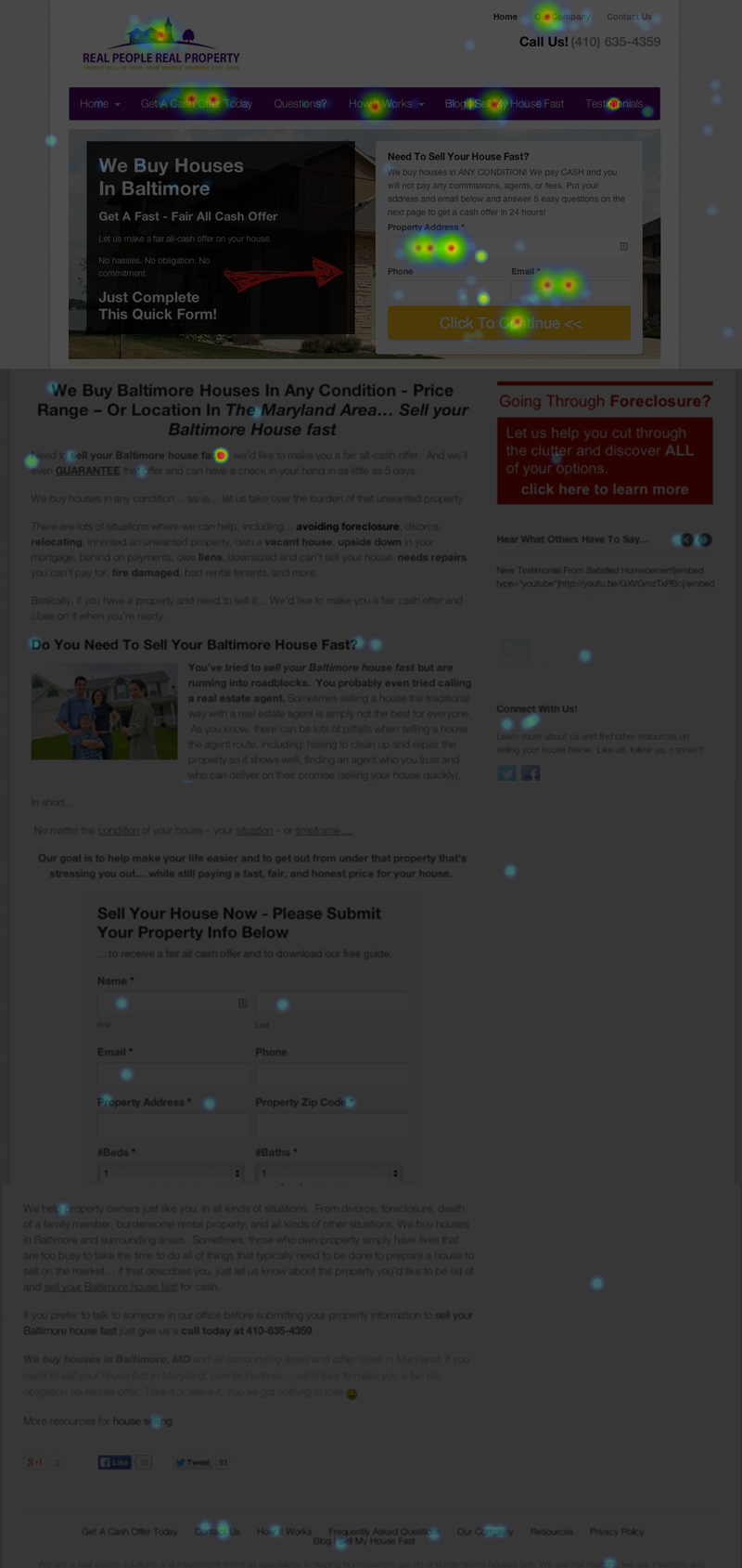 real estate investing website heat map