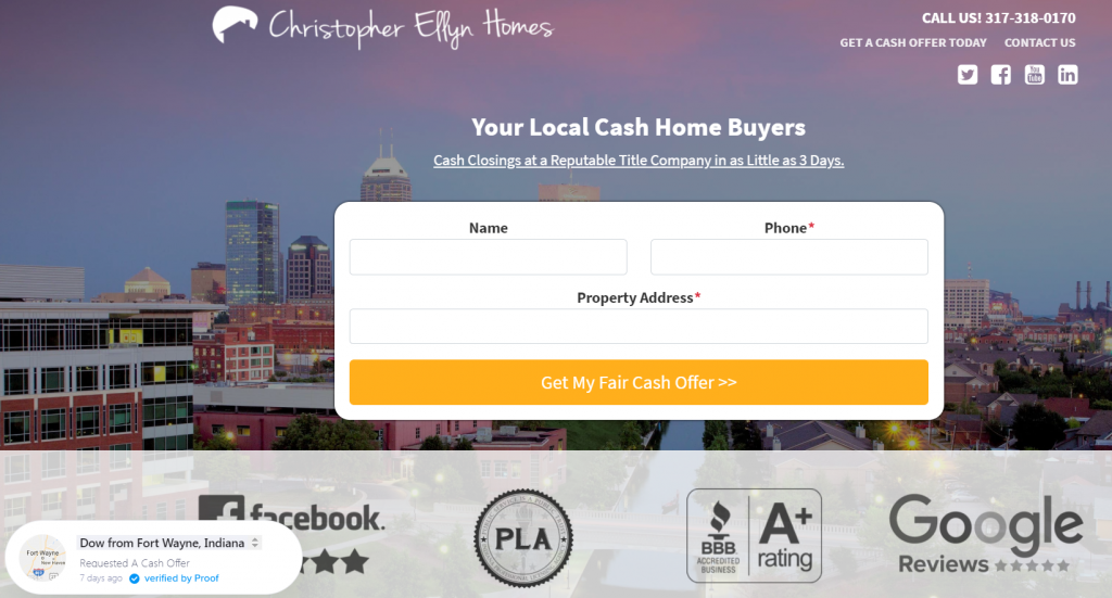 Christopher Ellyn Homes - Carrot Site