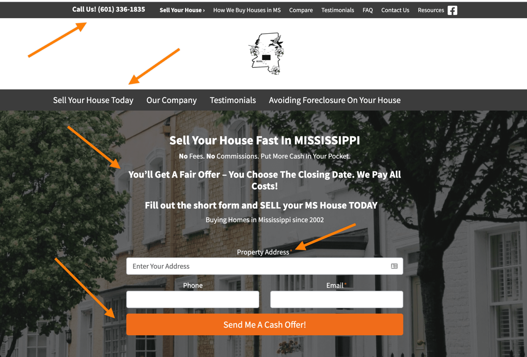 real estate investor website conversion optimization