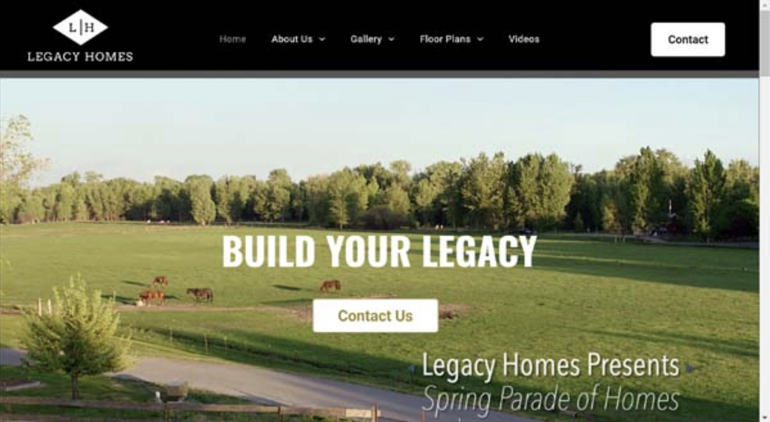 Duda real estate website example