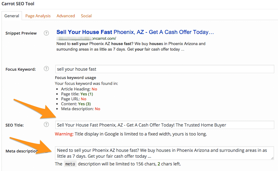 edit seo title for search results