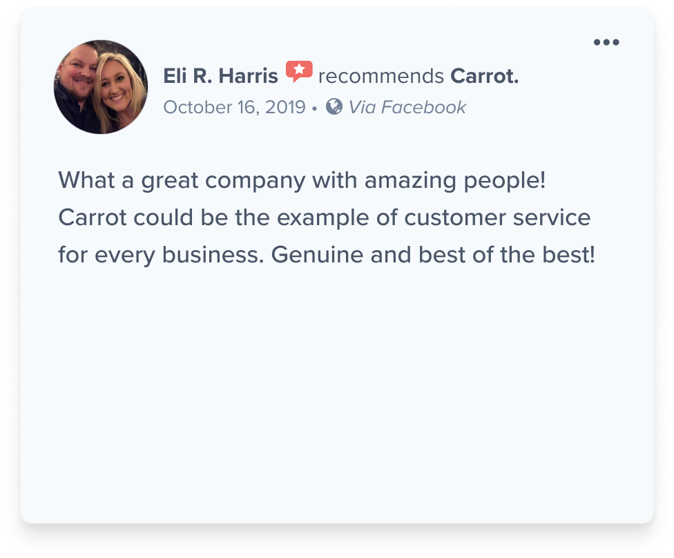 Eli Harris recommends Carrot - Via Facebook