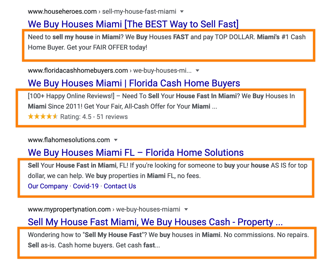 real estate meta description examples