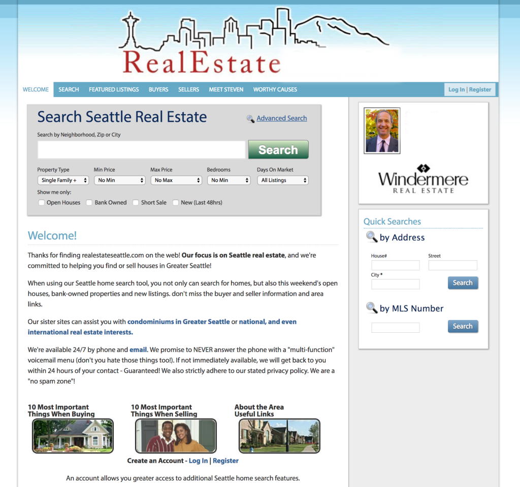 Generic Looking Agent Website