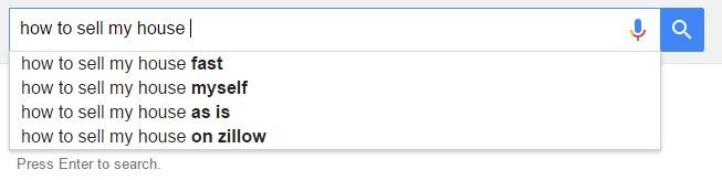 SEO for Real Estate Investors Google Autocomplete