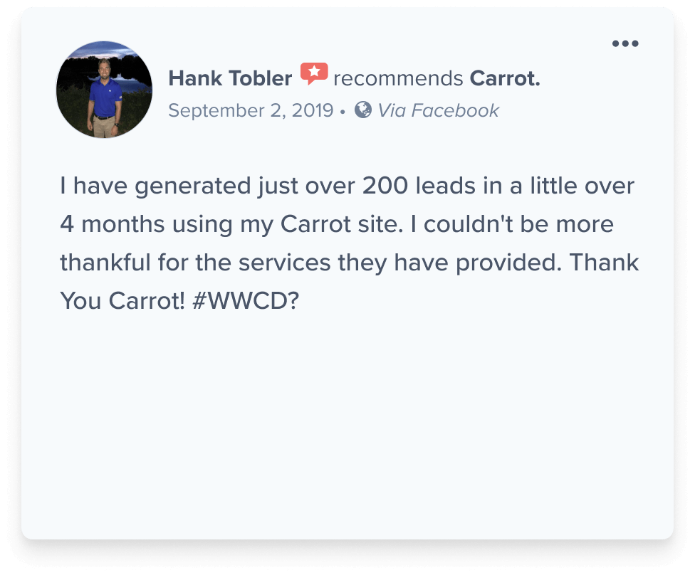 Hank Tobler recommends Carrot