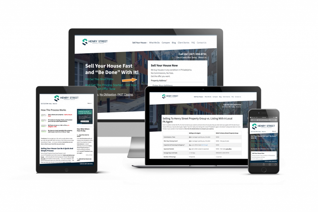 Carrot Real estate investor website design