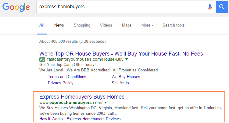 home page rank