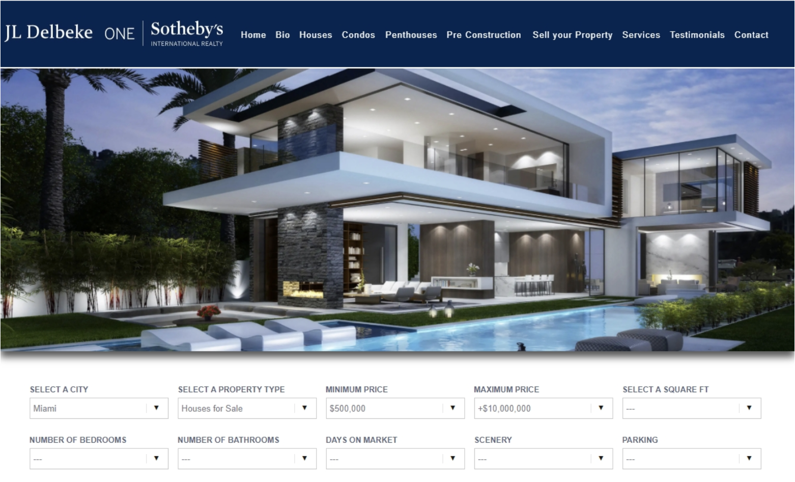 IDX Broker website example