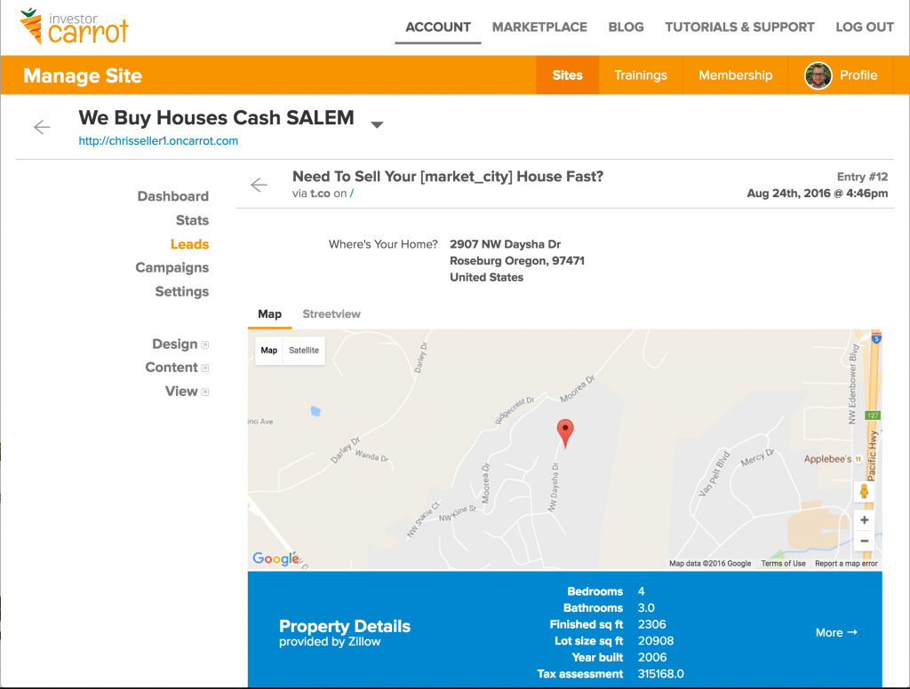 new carrot features lead-view