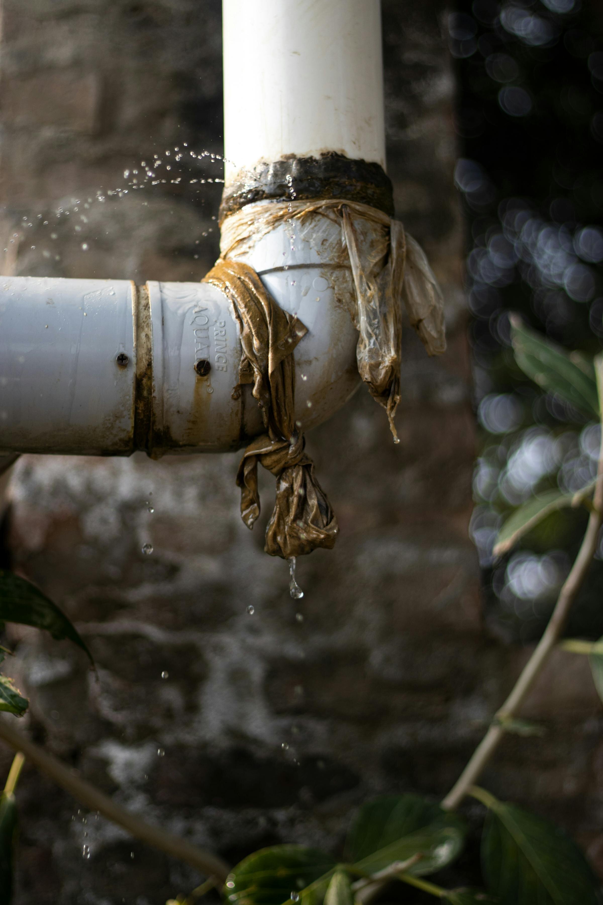 leaking plumbing