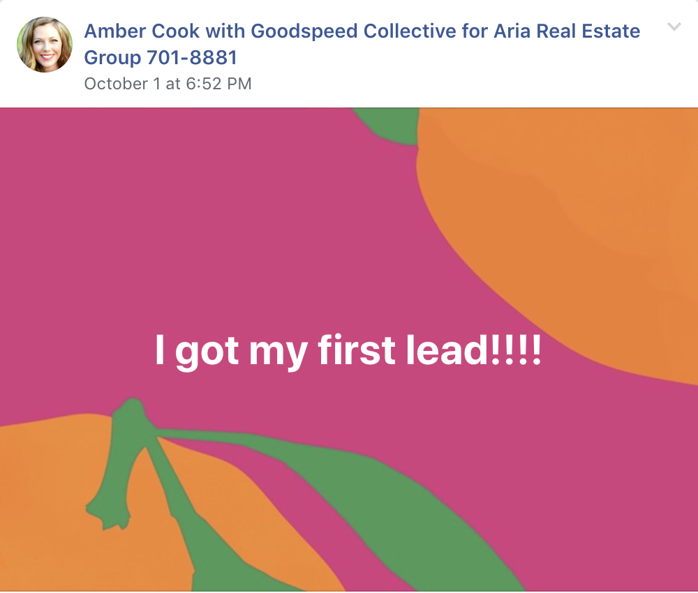 got my first lead from the Carrot 30 day challenge
