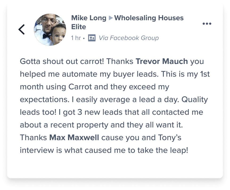 mike Long recommends Carrot